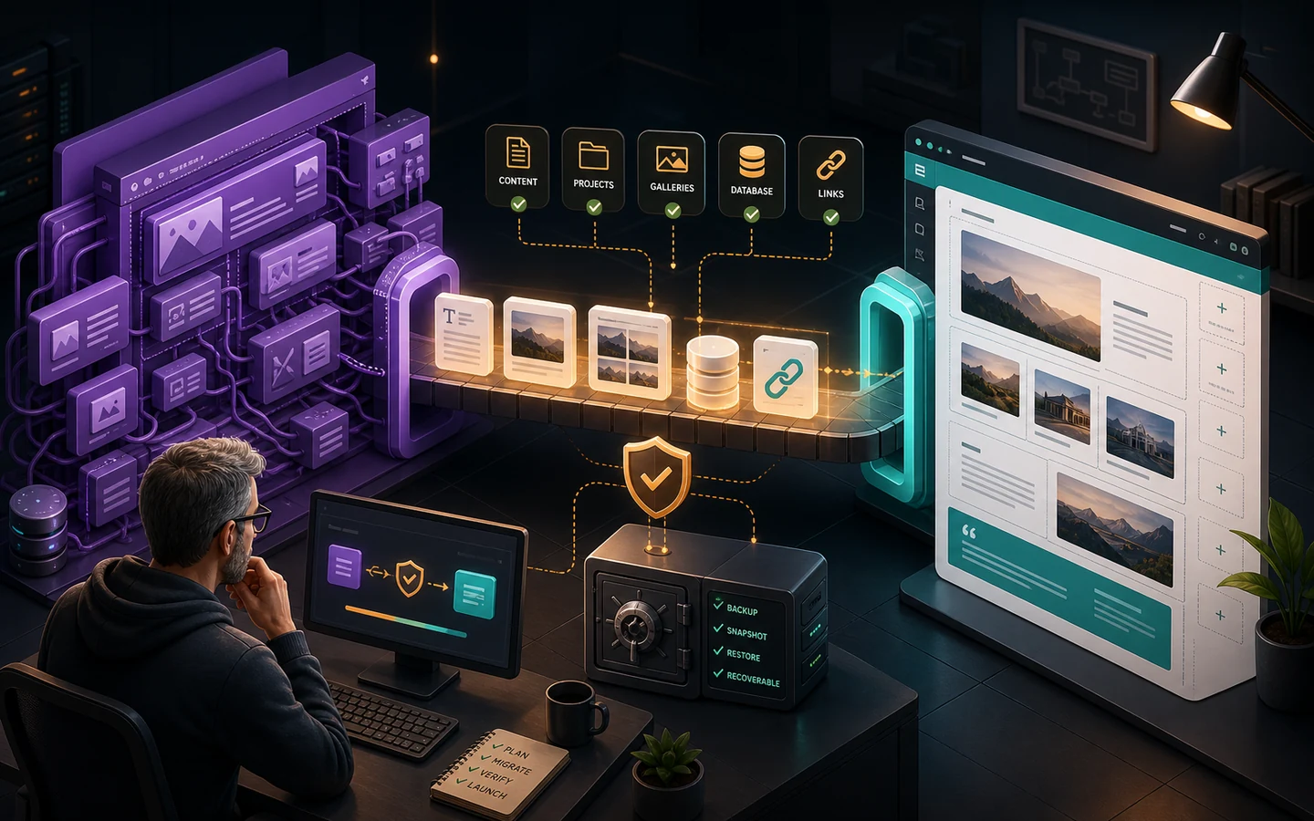 How I Migrated a Divi Portfolio to a Custom WordPress Block Theme Without Losing Content